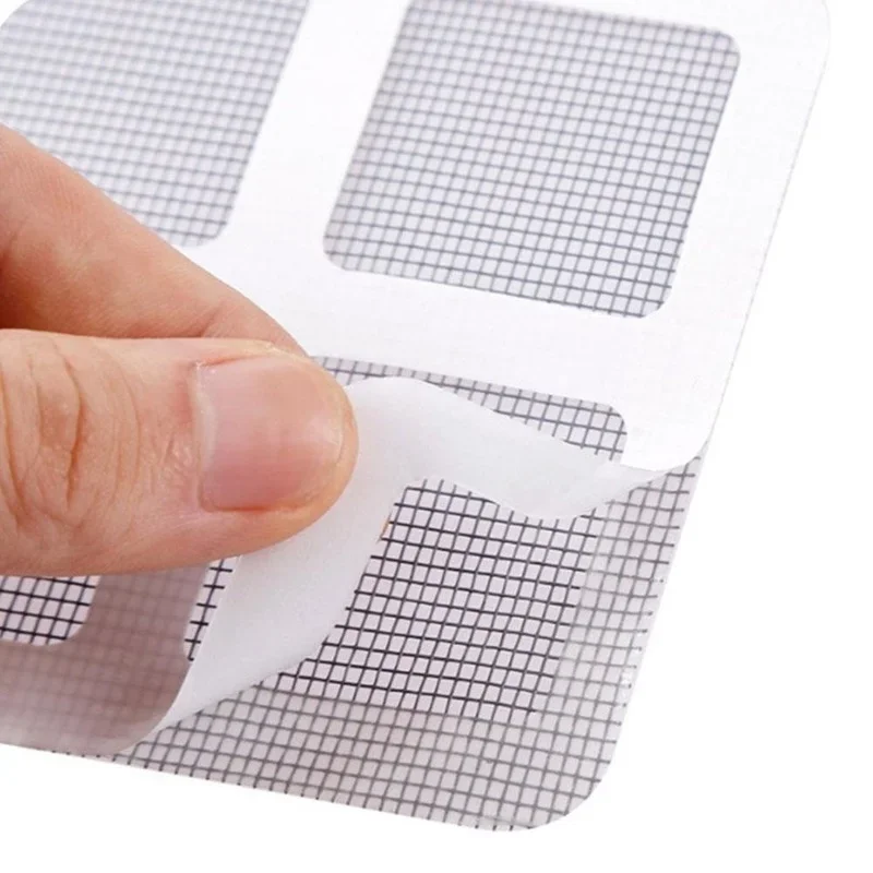Nuevo 24 uds/6 hojas arreglar tu pantalla de ventana de malla de red para el hogar reparación antimosquitos parches de pantalla pegatinas - imagen 5