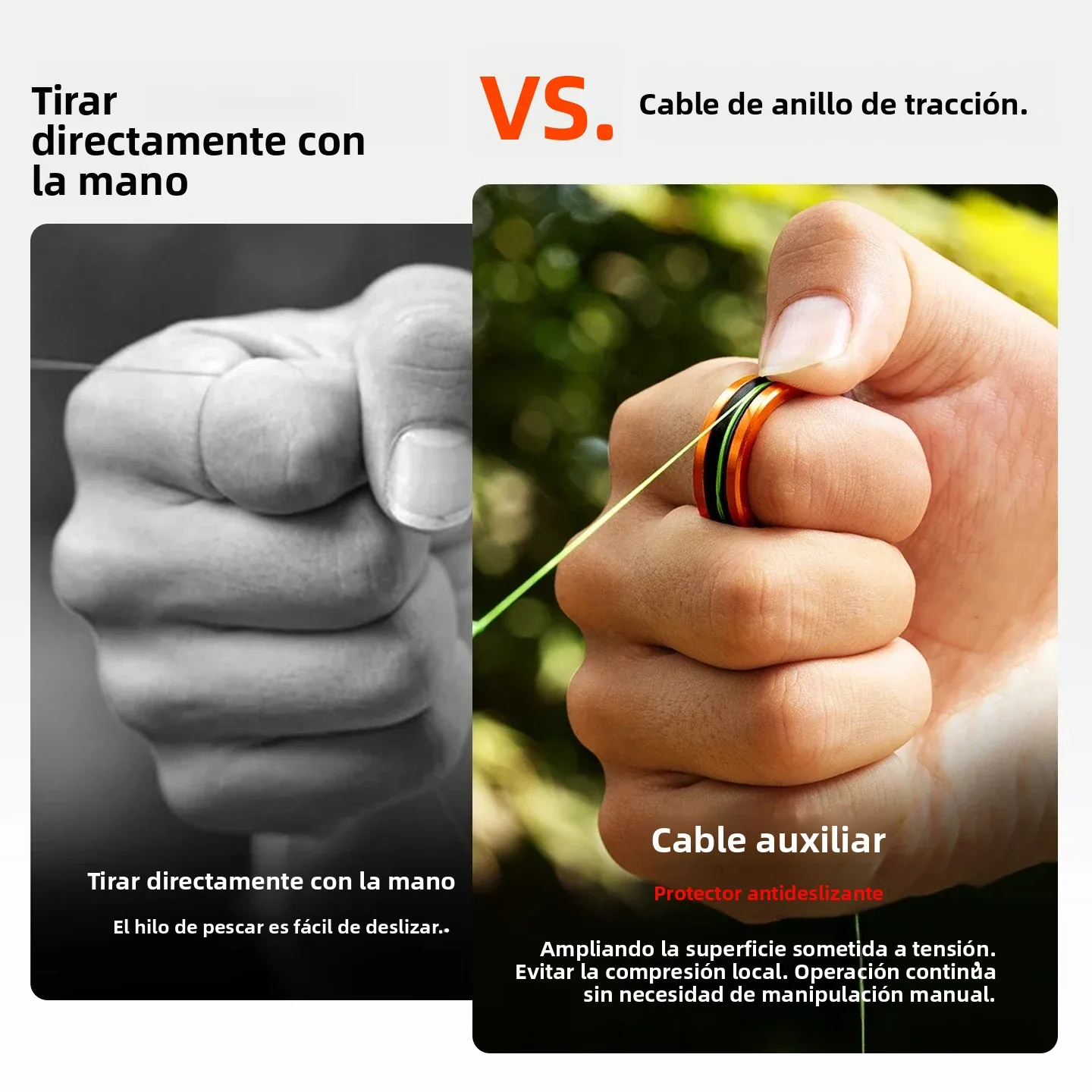 Anillo cortador de línea – Aleación antinudo para Leader - imagen 2