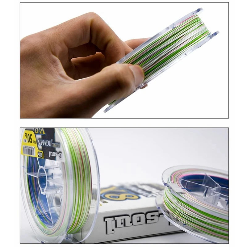 Original Japón YGK G soul X8 trenza SUPER Jigman Super Quailty 8 hilo de pescar de PE trenzado 14LB-80LB línea de PE Multicolor 200M 300M - imagen 5