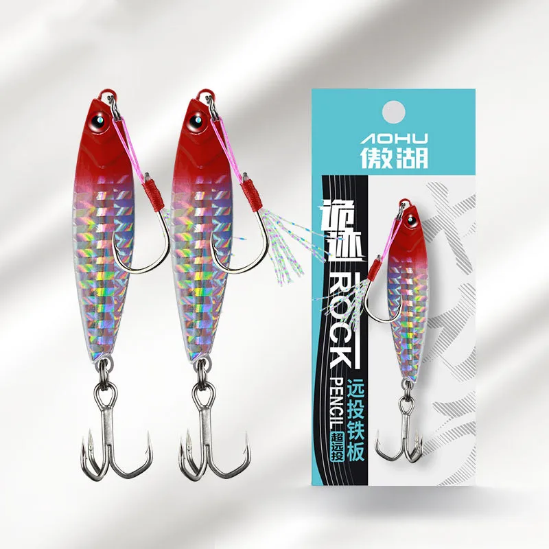 Experimente la emoción de la pesca con estos vibrantes señuelos de penal de roca multicolor