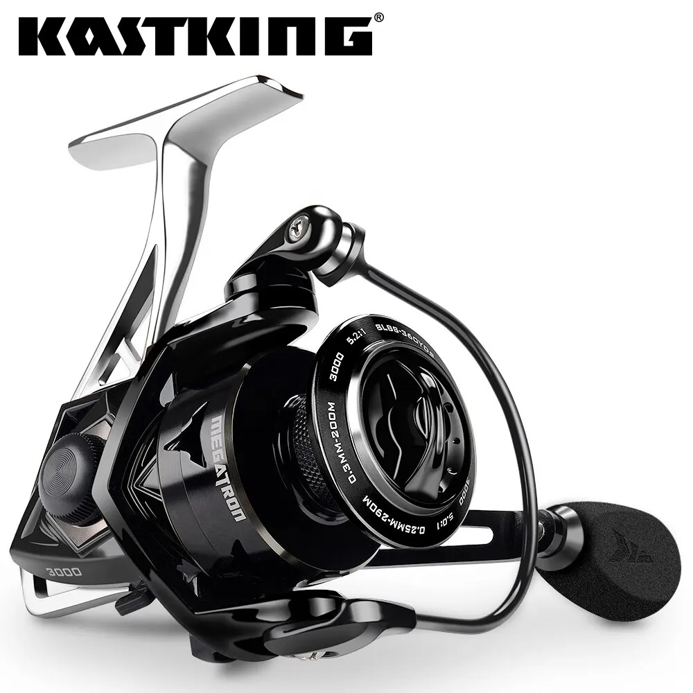 Carrete KastKing Megatron arrastre agua salada