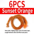 6PCS Sunset Orange