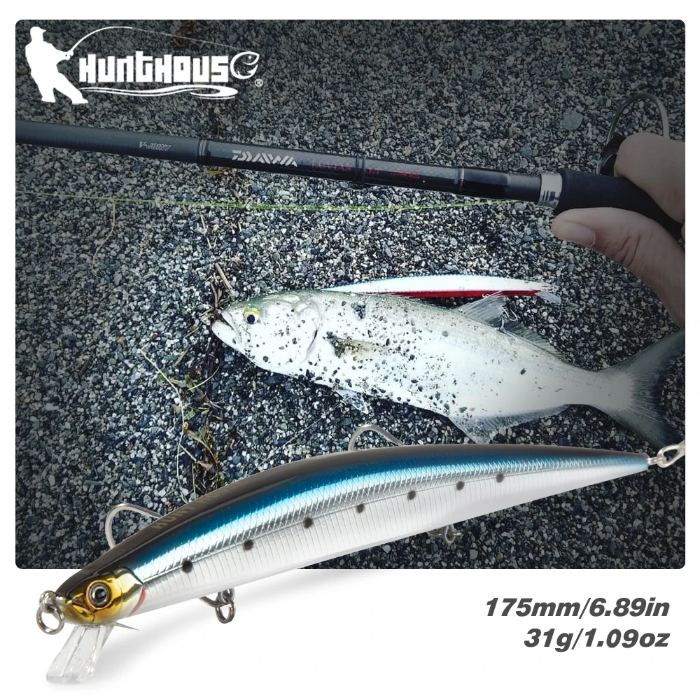 Señuelo Hunthouse Jerk Minnow vista frontal