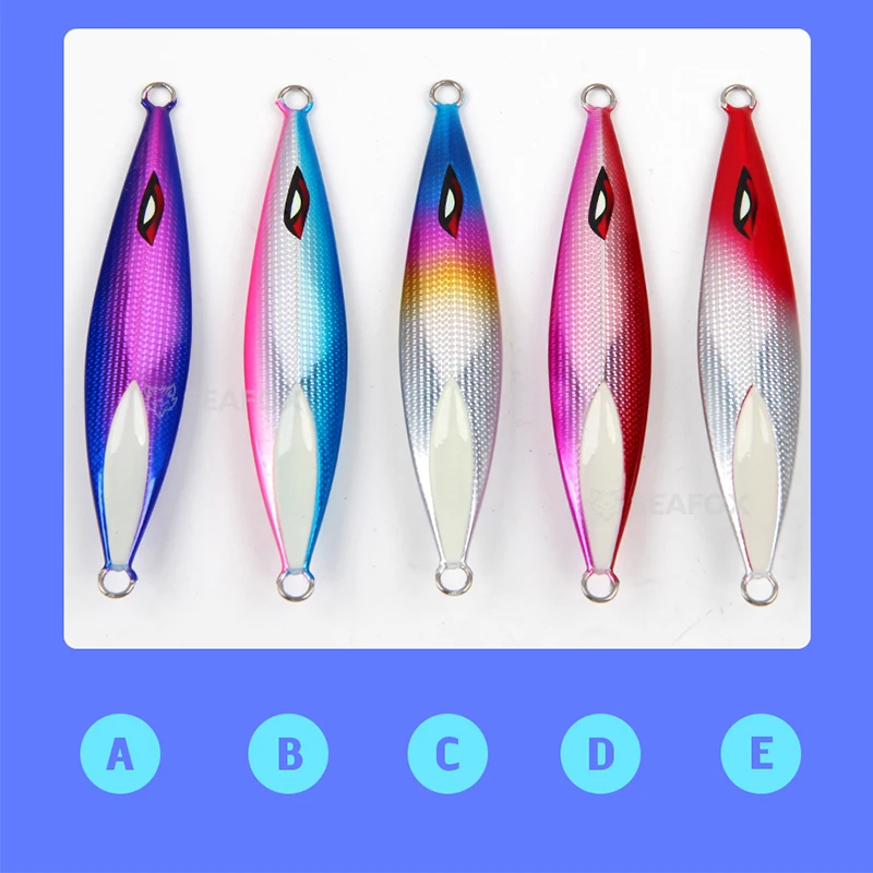 SF051 Slow Fall Jig metálico – Cuchara jigging para pesca de mar - imagen 2