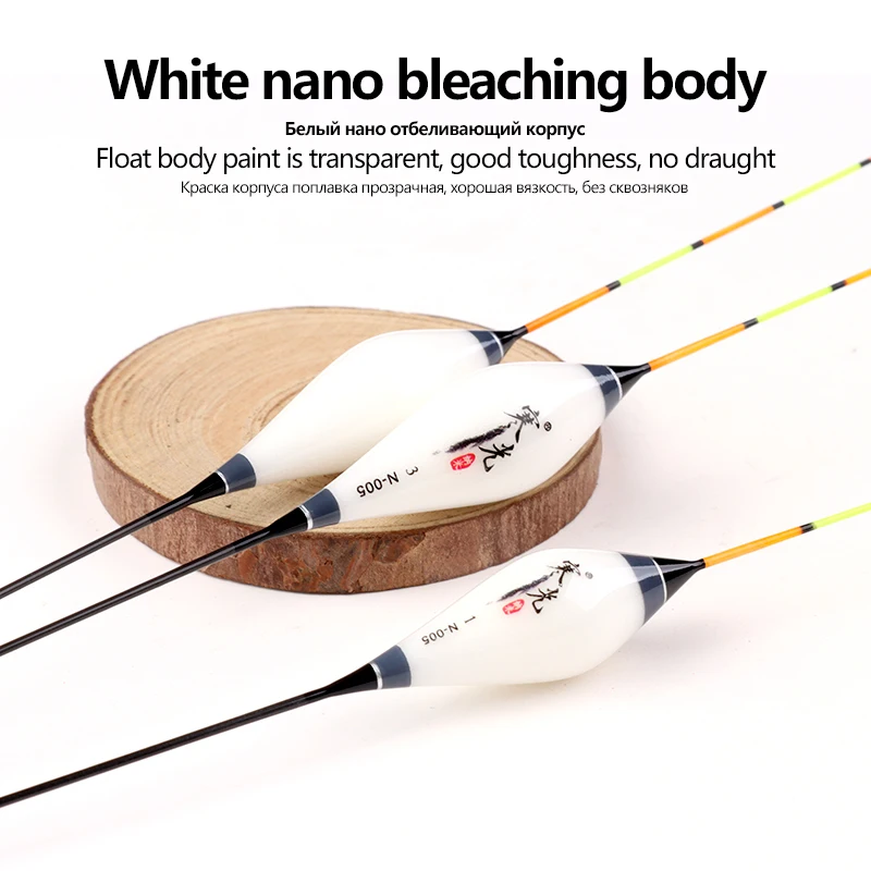 Flotadores verticales Nano Material – Boyas para pesca en agua dulce - imagen 5