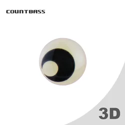 Countbass 50 Uds 6mm 7mm, 9mm 9,8mm Lumious 3D Señuelos de Pesca ojos para señuelo en blanco cebos duros Crankbaits señuelos de Jigging