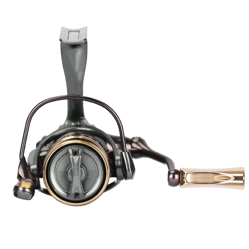 TSURINOYA-carrete de señuelo de pesca giratorio ultraligero, doble bobina, finura, Jaguar 500, 4kg de potencia de arrastre, 166g, BFS, trucha, Ajing - imagen 2