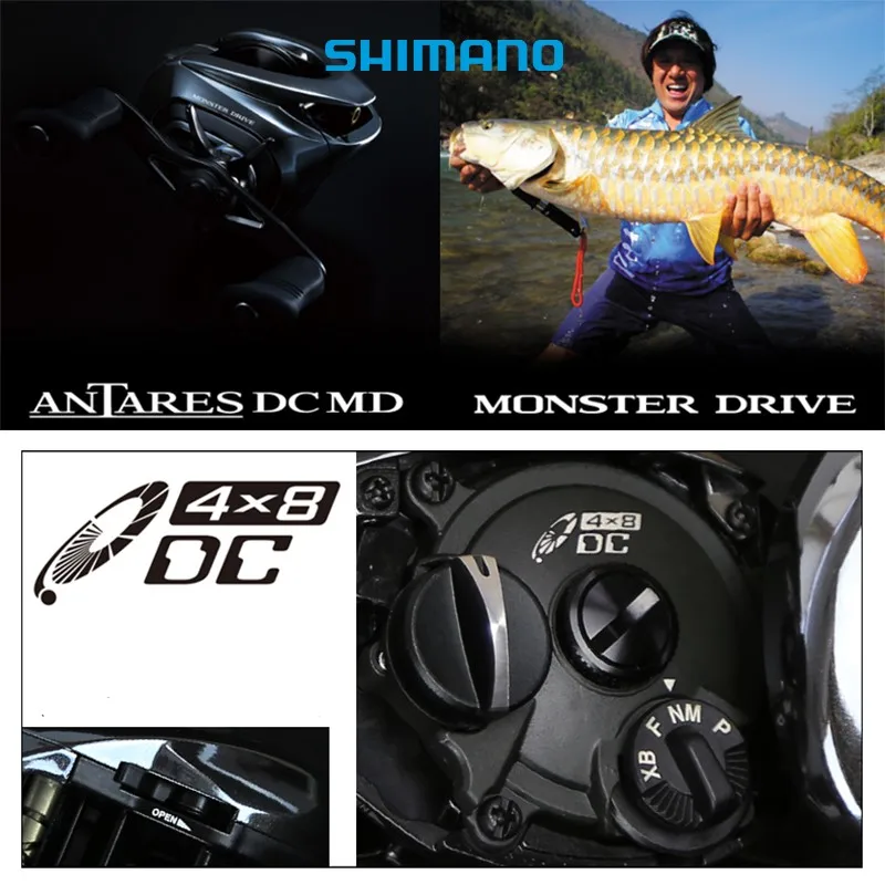 SHIMANO ANTARES DC MD 2023 Made in Japan Baitcasting Reel Gear Ratio 7.4:1 7.8:1 11/1BB Saltwater Fishing Reel - imagen 5