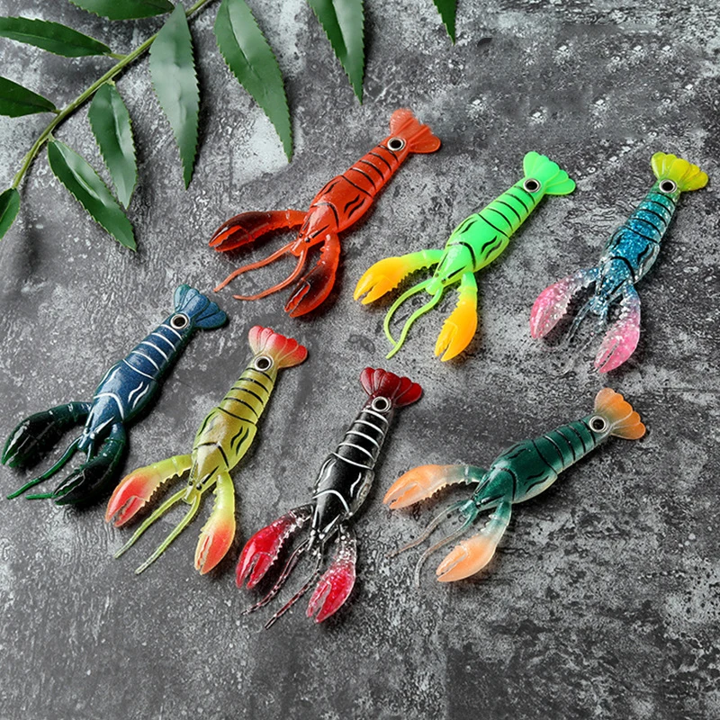 Señuelos de plástico blando para pesca de lubina, cebos biónicos artificiales para agua dulce, 9,5 cm, 6g, 1 unidad - imagen 2