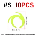 10pcs s chartreuse