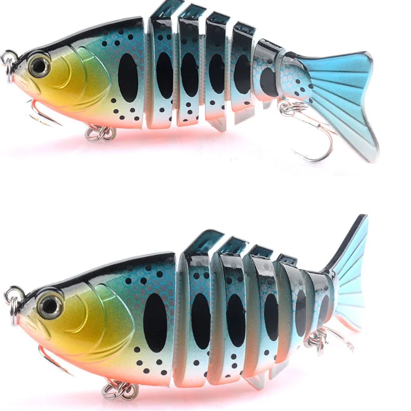 Señuelo articulado Minnow Lua Multi-Siete realista