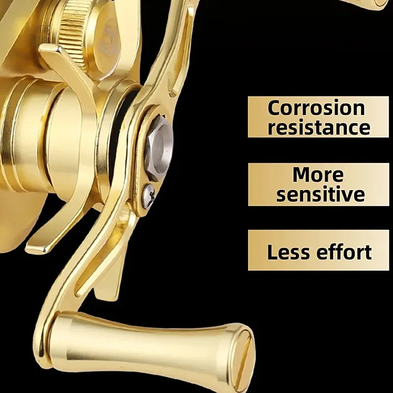 Carrete de pesca PRO Mirco Drum Baitcaster con pesa 139g 7,6:1 relación CNC aleación carrete poco profundo carrete de señuelo Baitcasting - imagen 5