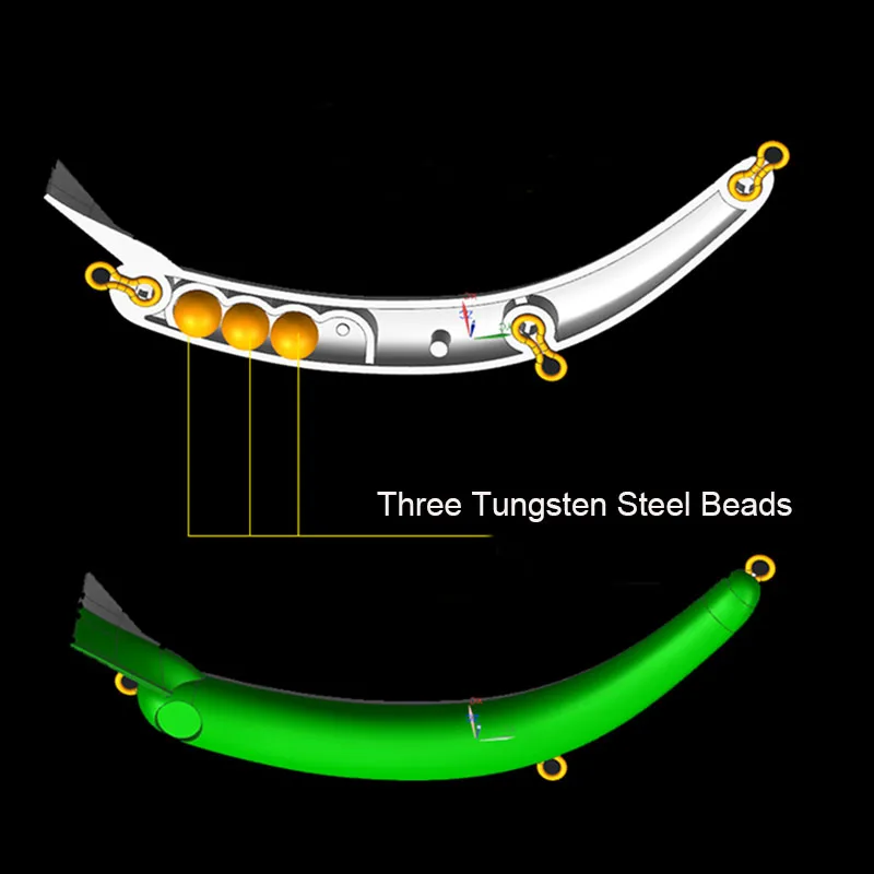 Señuelo de pesca de trucha, 60mm, 3,8g, manivela de pececillo que se hunde, Wobbler, área de gancho único, corriente de trucha, cebo Artificial de agua dulce - imagen 3