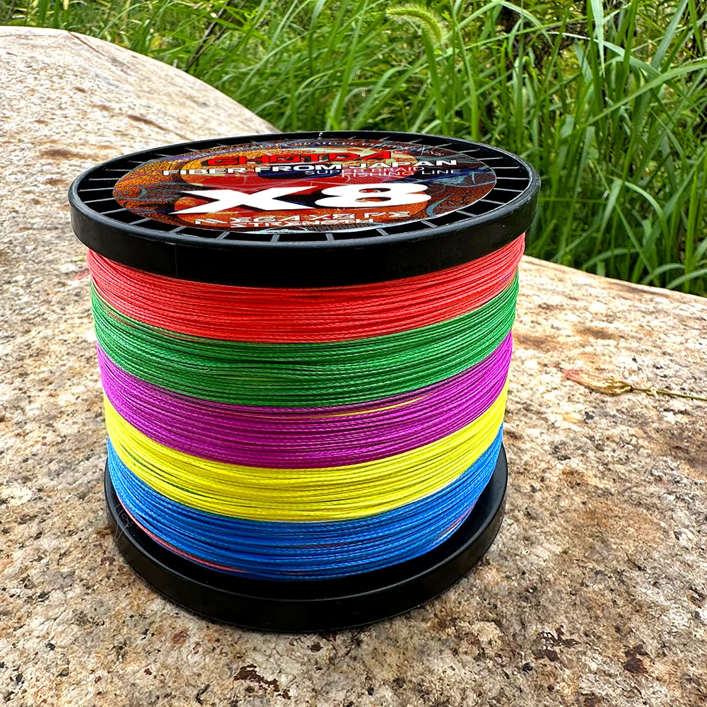 Línea trenzada GHOTDA 8 hebras PE X8 súper resistente para agua salada - imagen 4
