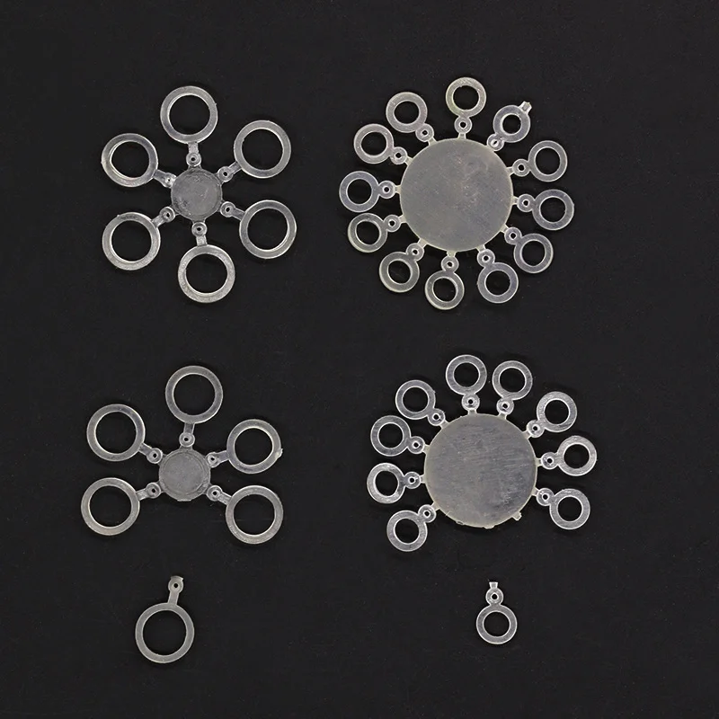 100 unids/pack Baitbands para carpa aparejos de pesca gruesos banda de cebo blanco bandas de cebo de pellets accesorios de pesca - imagen 4