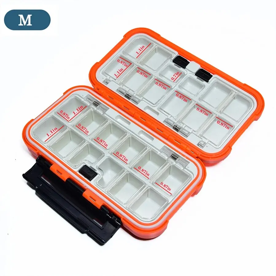 Caja de aparejos de pesca impermeable, accesorios de pesca, caja de almacenamiento de herramientas, señuelo de anzuelo, cajas de cebo falso, carpa para productos de pesca - imagen 5