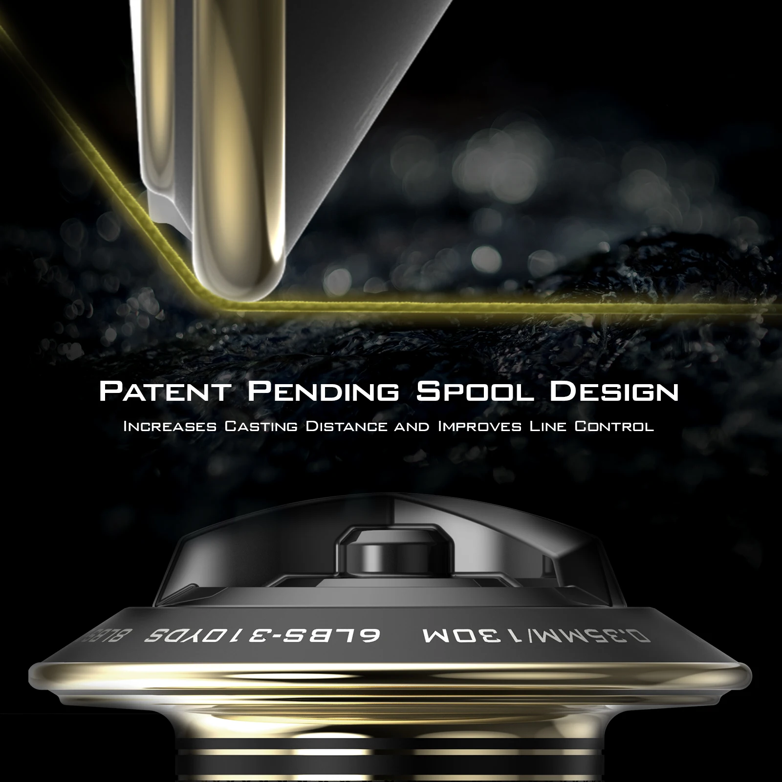 Carrete giratorio de pesca KastKing Valiant Eagle Gold, relación de engranaje de alta velocidad 6,2: 1 para carrete de agua dulce y salada, recuperación de línea más rápida - imagen 5