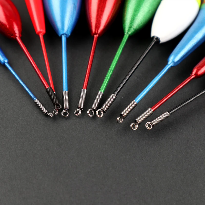 Juego de 10 Uds de flotadores de pesca, boya Bobber, flotadores de palo de luz para pesca, boya flotante de colores de tamaño mixto para accesorios de pesca - imagen 5