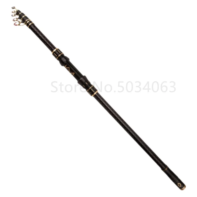 Caña de pescar telescópica de 2,1 m, 2,4 m, 2,7 m, 3,0 m, caña de natación de alto carbono, fuerza de rotación, 10-250g, caña de alimentación de largo alcance - imagen 2