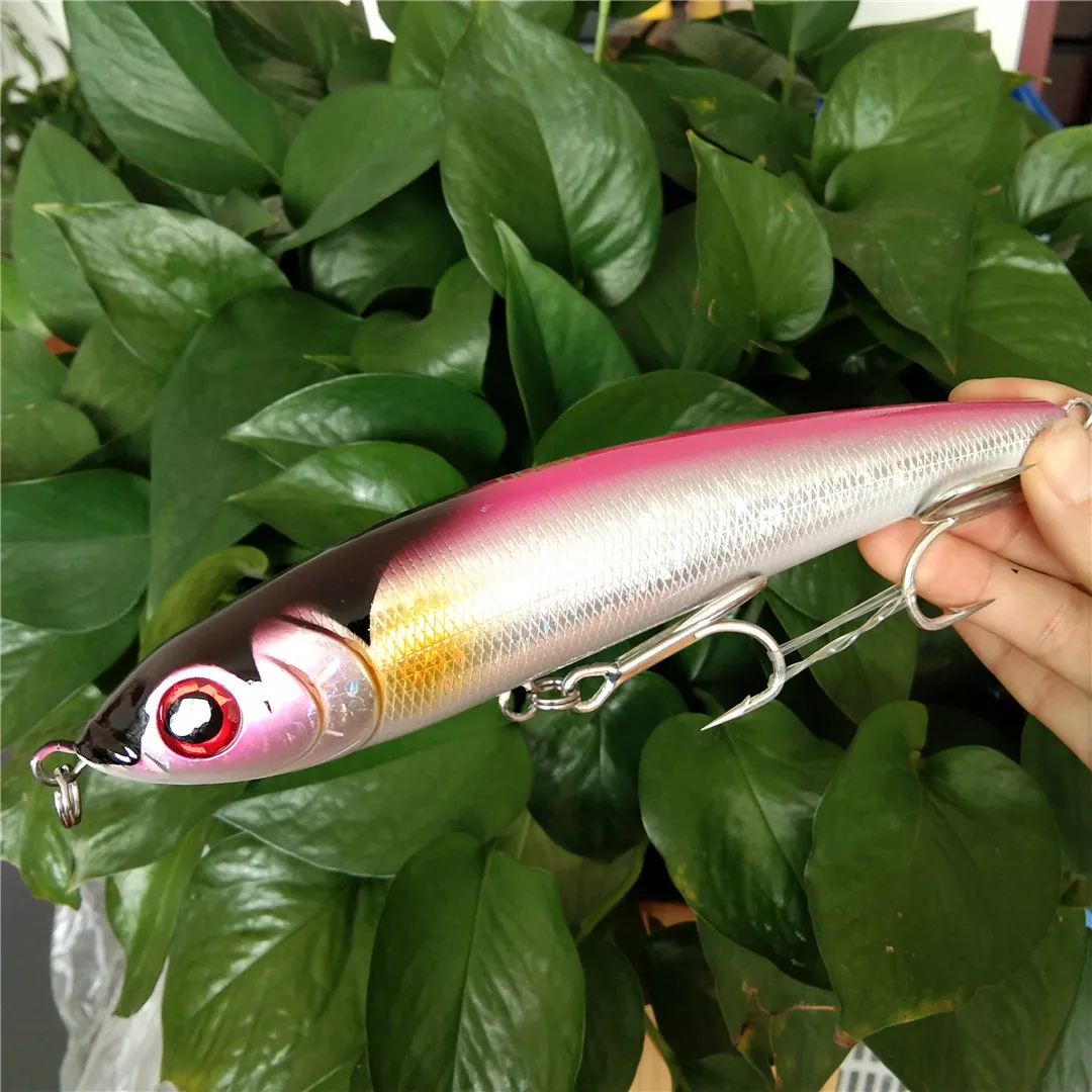 Noeby 140mm 70g Stickbait señuelo de pesca lápiz que se hunde cebo duro Artificial juego grande Señuelos de pesca de atún marino - imagen 5