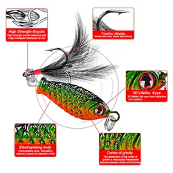 Jig Pluma Vibrante para Lubina y Trucha – Señuelo de Pesca