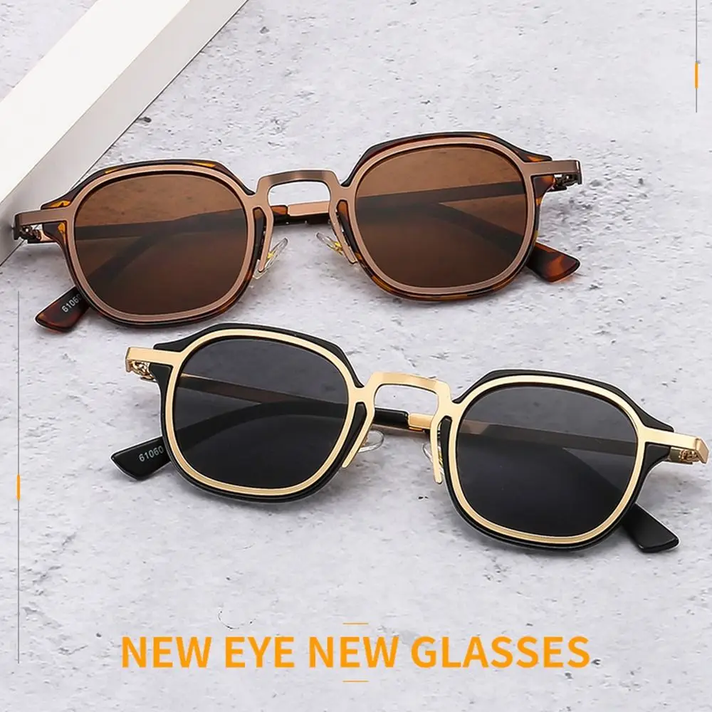 Gafas de sol cuadradas pequeñas para mujer y hombre, lentes de sol Retro Punk, Vintage, a la moda, para conducir - imagen 4