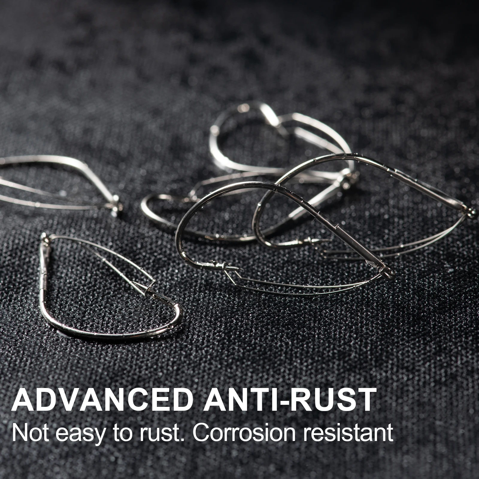 Goture 30 unids/lote anzuelo de pesca con púas sin malezas 2 #   3 #   Gancho de gusanos individuales para lubina de acero rico en carbono para aparejos de pesca de trucha y lubina - imagen 4