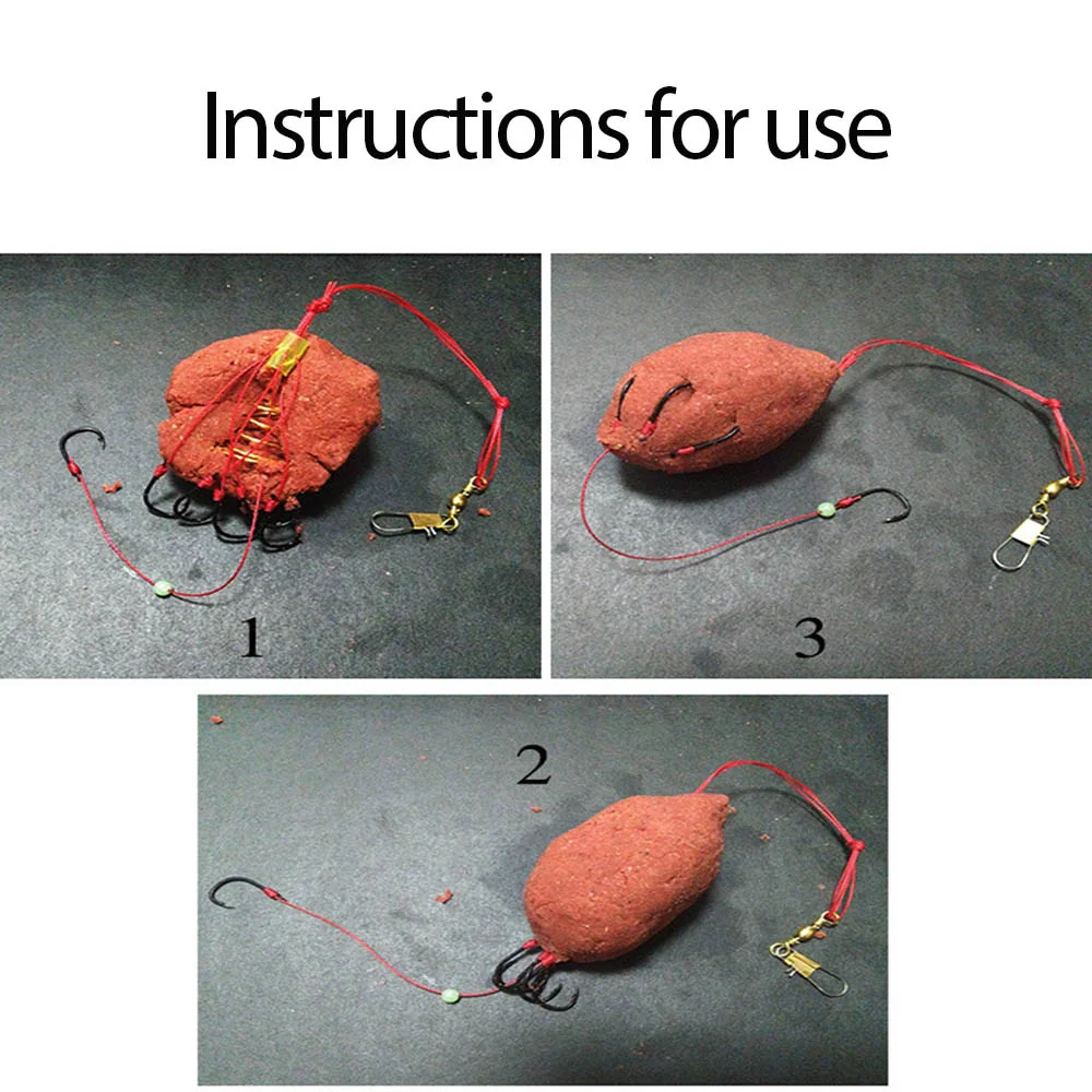 Fishinghook-gancho De monstruos De agua, Accesorios De Pesca, equipo De carnasier Leurre, resortes De acero inoxidable, 4 Uds./lote - imagen 5