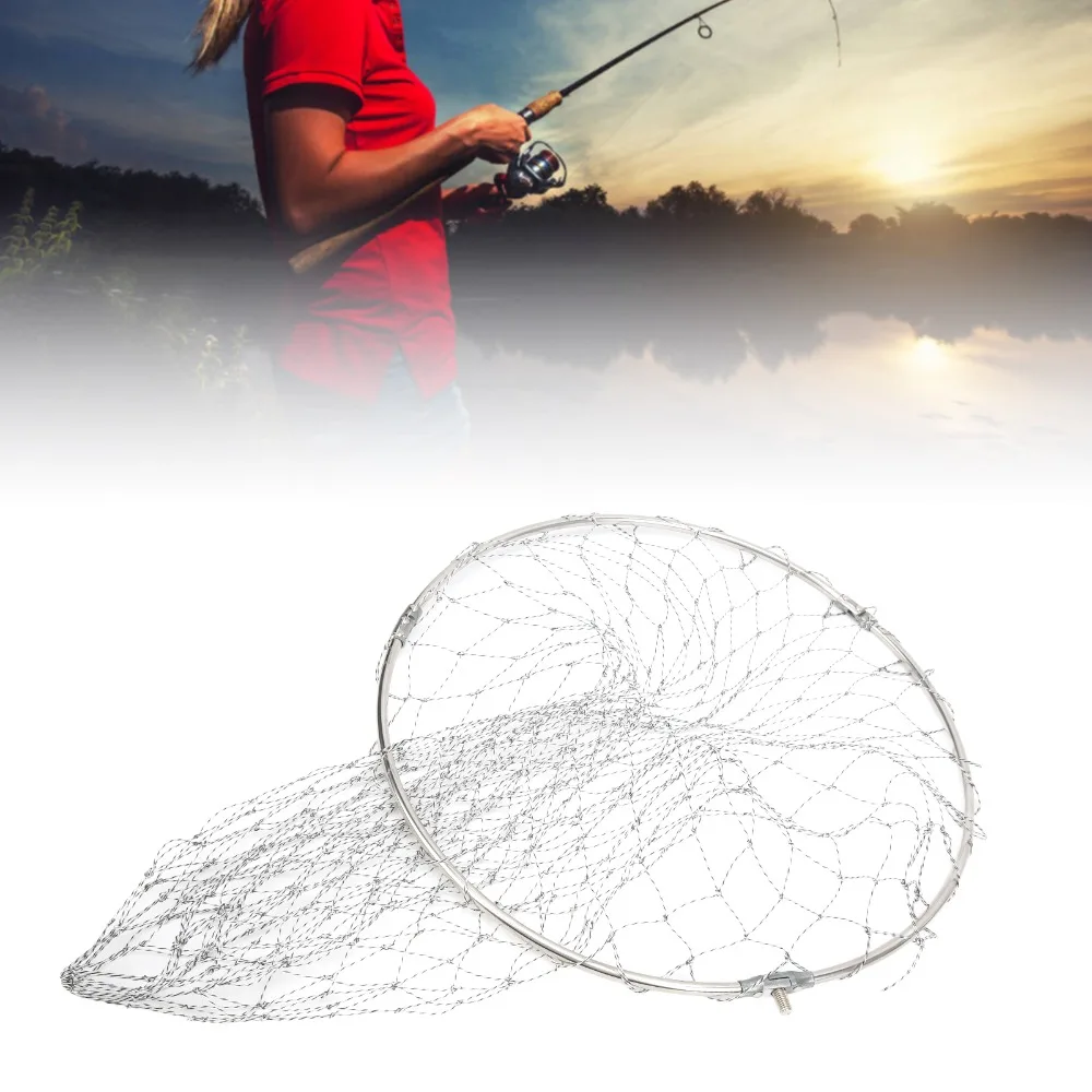 Red de aterrizaje plegable nailon Brail para pesca - imagen 2