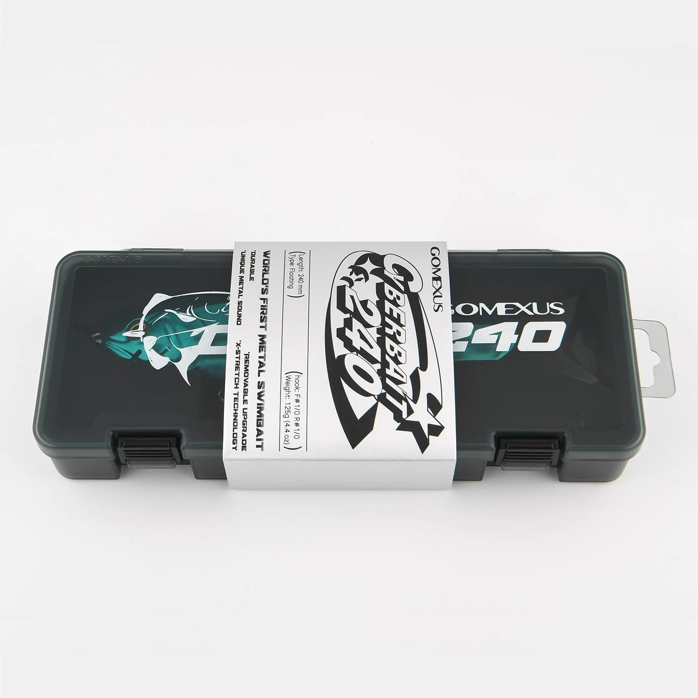 Cebo grande retráctil Gomexus, procesamiento de metales CNC de alta calidad, señuelo de pesca con 3 estilos y sonidos de natación diferentes, adecuado - imagen 5