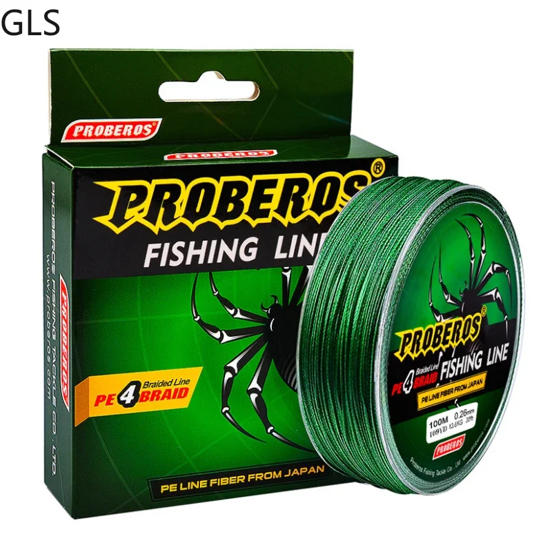 Línea de pesca trenzada de 100M, 0,1mm-0,6mm, 6LB-100LB, línea multifilamento de tejido PE japonés, accesorios de pesca, línea de pesca de PE - imagen 3