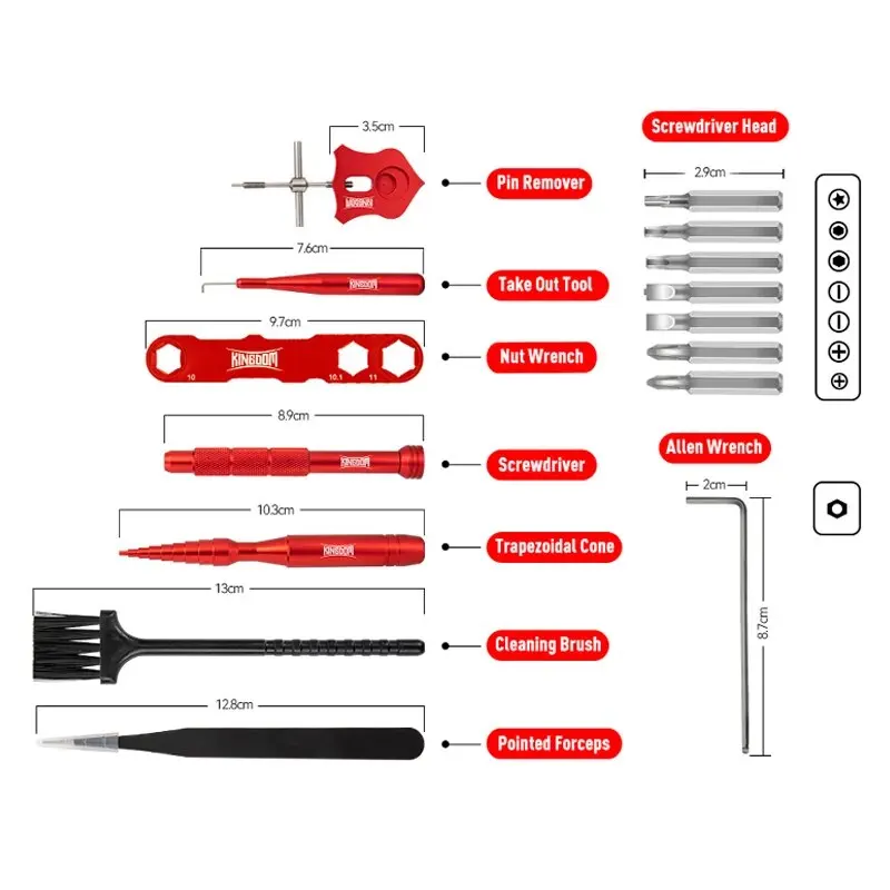 Kit mantenimiento carrete Kingdom - Herramientas pesca - imagen 2
