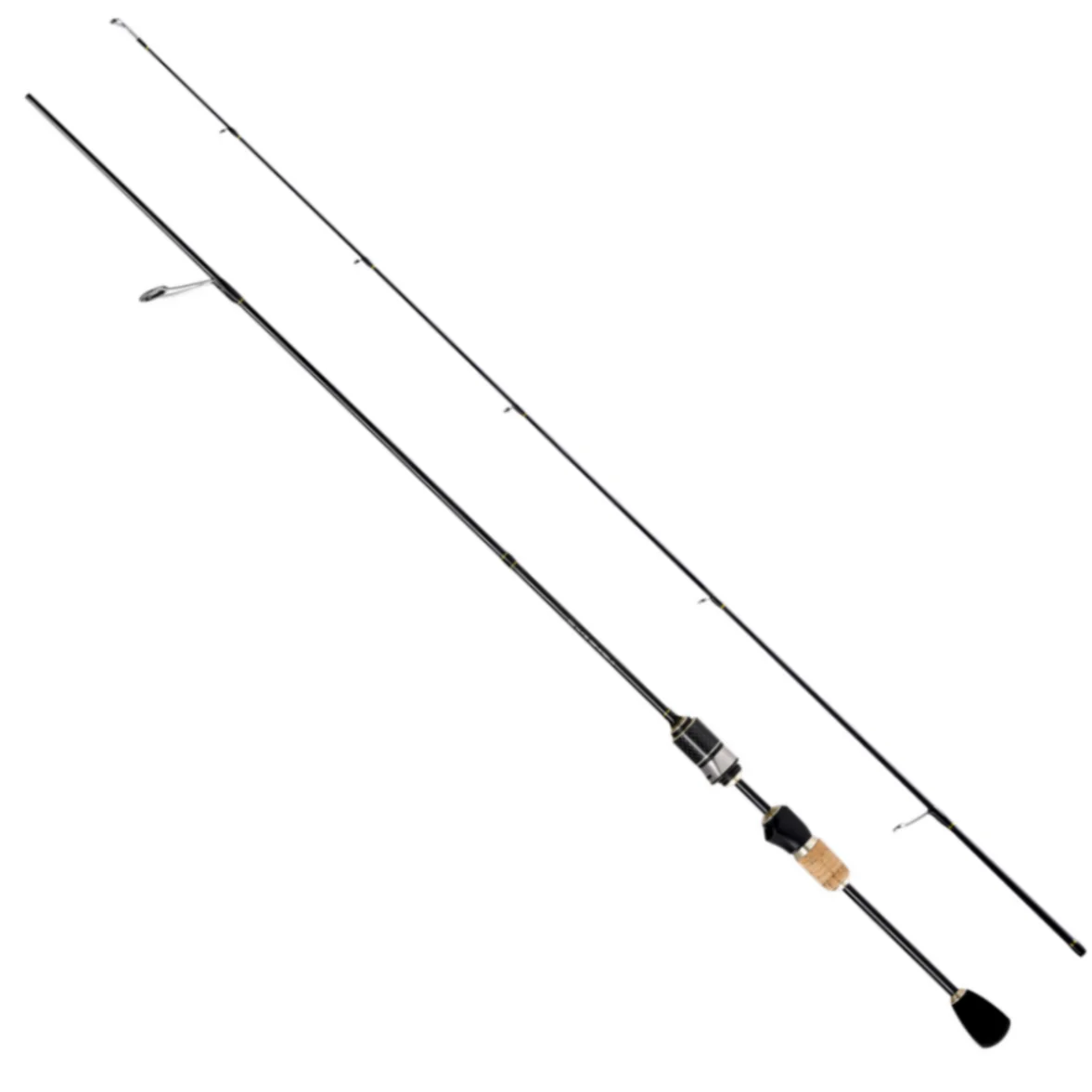 Moon Shadow-caña de pescar UL power para trucha de carbono, caña giratoria de acción rápida, 1,35/1,68/1,8 m, 5,9 pies, 2 yardas, caña de fundición de Punta hueca - imagen 3