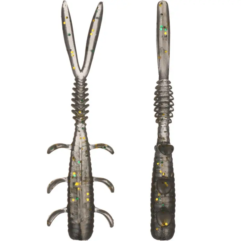 MUKUN 20 piezas TPE Mini gusano suave Señuelos de Pesca Jig Wobblers 0,45g/45mm cebos artificiales de silicona lubina carpa Pesca aparejos de Pesca - imagen 2