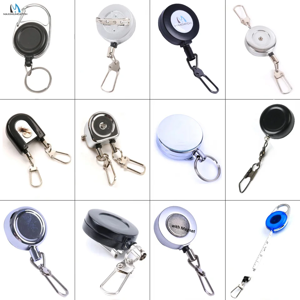 MAXIMUMCATCH Retractor Zinger para mosca con clip - imagen 3