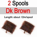 2 Spools Dk Brown