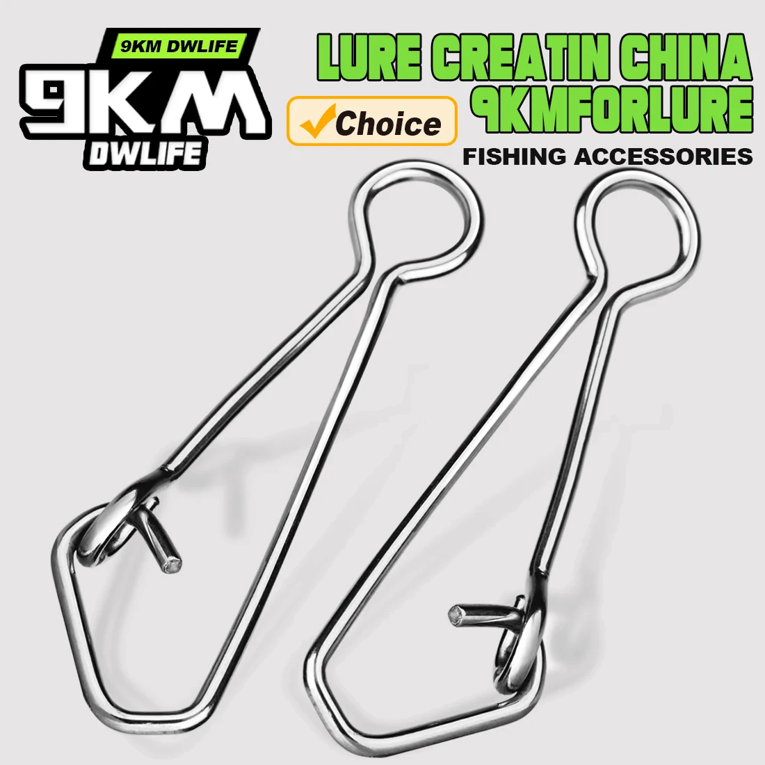 Pesca Snap 50 ~ 200 Uds. Anzuelo de pesca de agua salada de acero inoxidable conector de señuelo aparejos de pesca rápida Clip de bloqueo pesas a presión Trolling