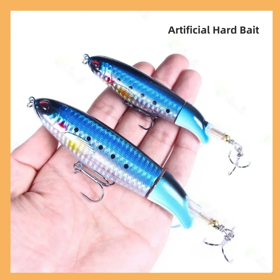 Whopper Popper Señuelo Topwater cola giratoria – Pesca superficie - imagen 2