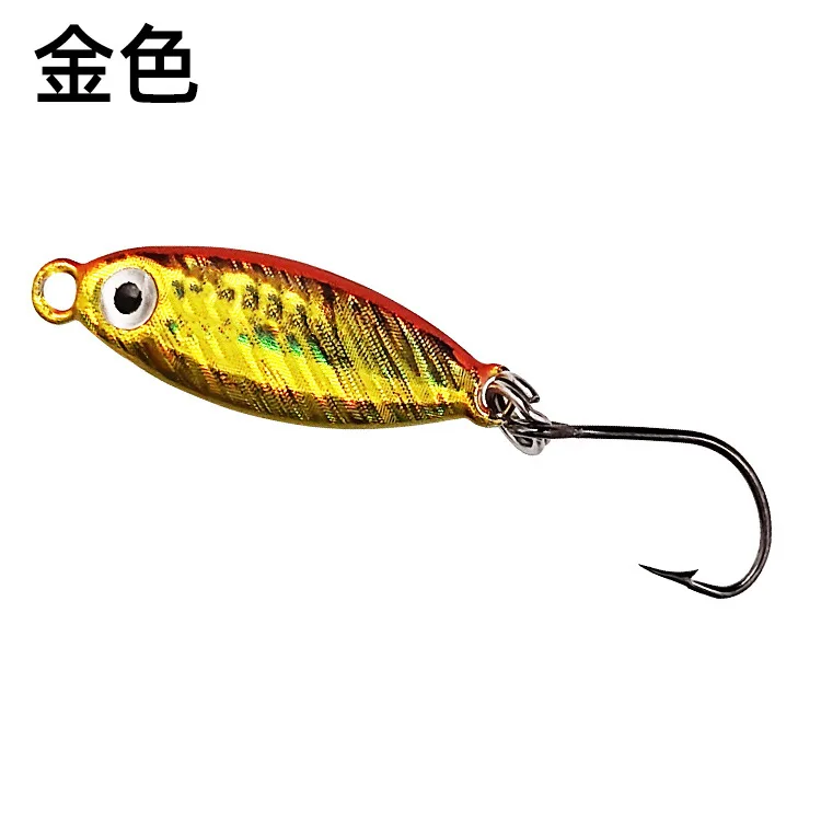 MUKUN 5 unids/lote plantillas pequeñas señuelo de pesca fundido en la costa 3g 5,5g Metal Jigging cebo duro Artificial accesorios de pesca - imagen 5