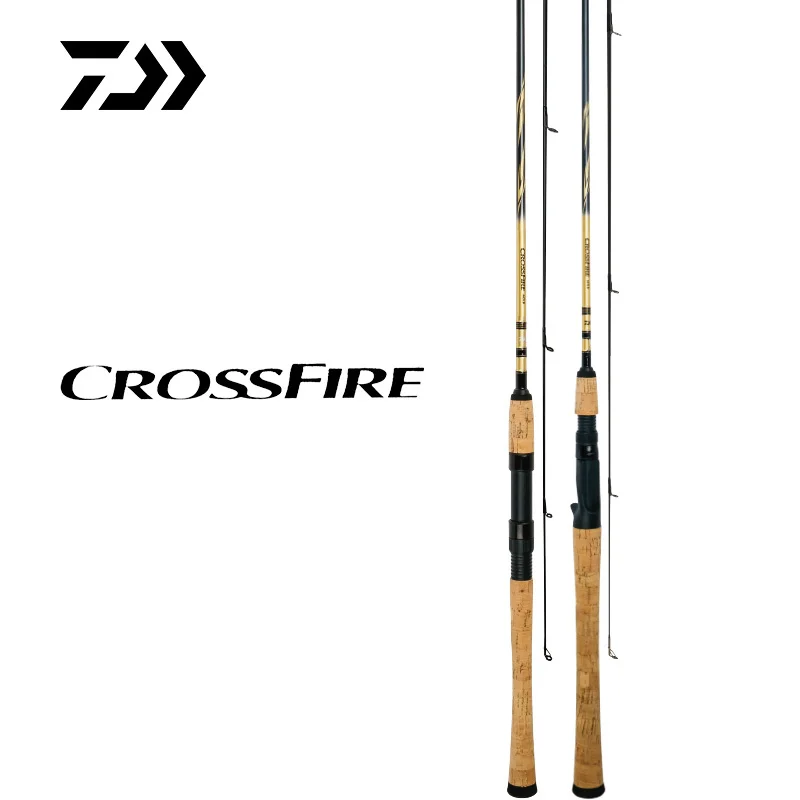 DAIWA-caña de pescar giratoria/Casting para fuego cruzado, palo de pesca de carbono de aluminio de 1,84 M-2,49 M - imagen 3