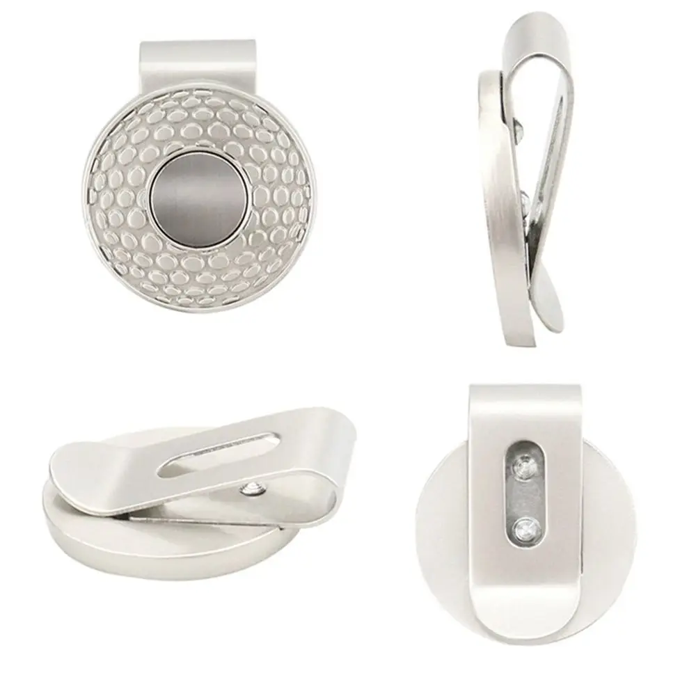 Clip magnético para sombrero de Golf, accesorios deportivos de Metal, marcador para sombrero, marcador de pelota de 25mm, Clip marcador para pelota de Golf, deportes al aire libre