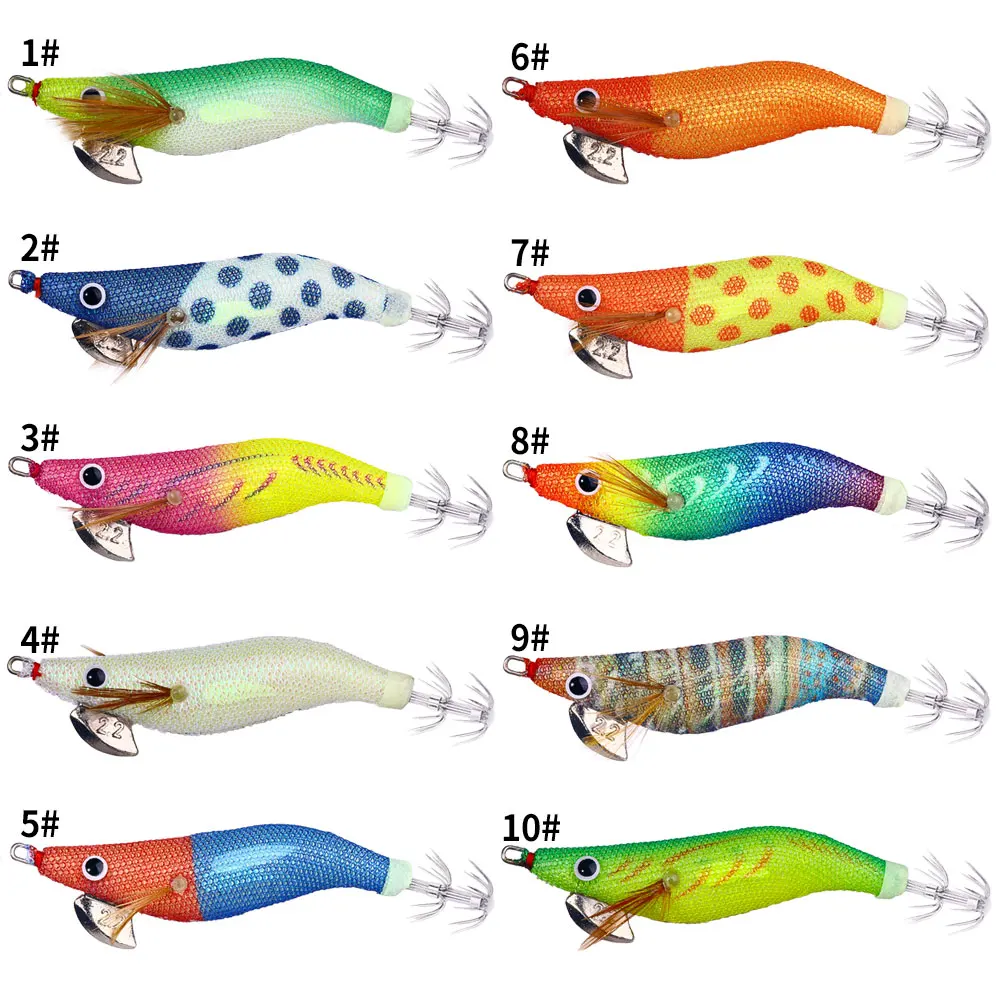 Jigs luminosos horizontales para calamar y sepia - imagen 3