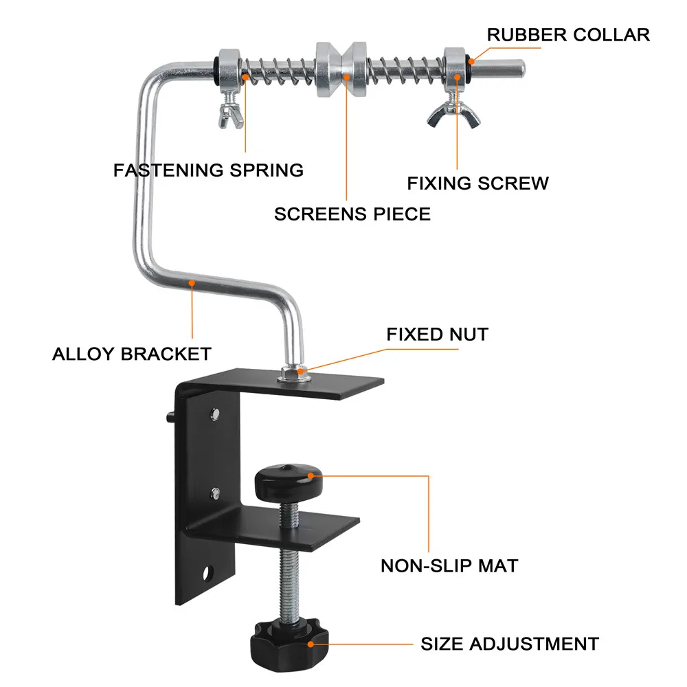 Bobinadora de hilo de pescar, carrete de pesca estable ajustable, máquina de carrete giratorio portátil, estación de bobinado, sistema de bobinado - imagen 4