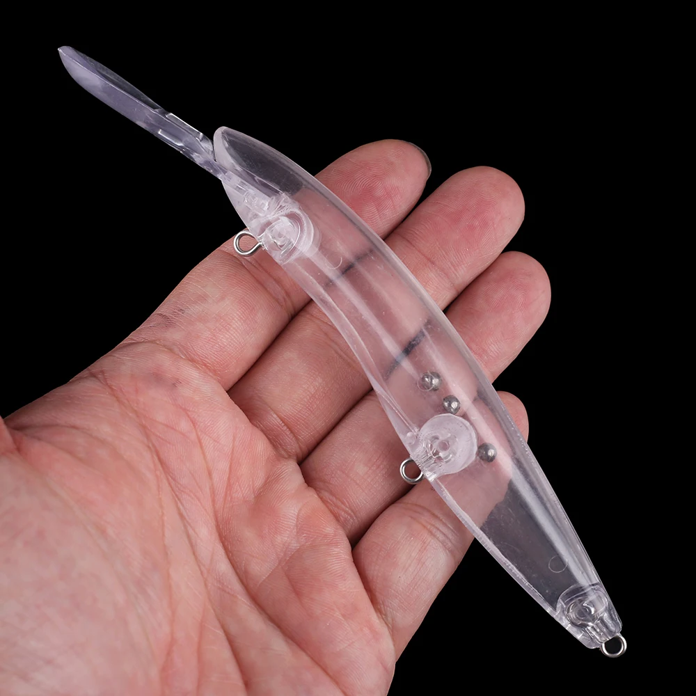 Chan'sHuang-señuelo de pesca Artificial, 10 piezas, sin pintar, 16cm, 20g, sonajero, Floaitng Minnow, hecho a mano - imagen 5