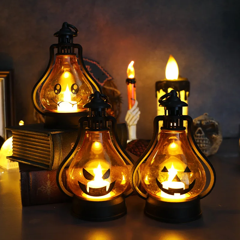 Linterna LED portátil de calabaza fantasma para Halloween - imagen 4
