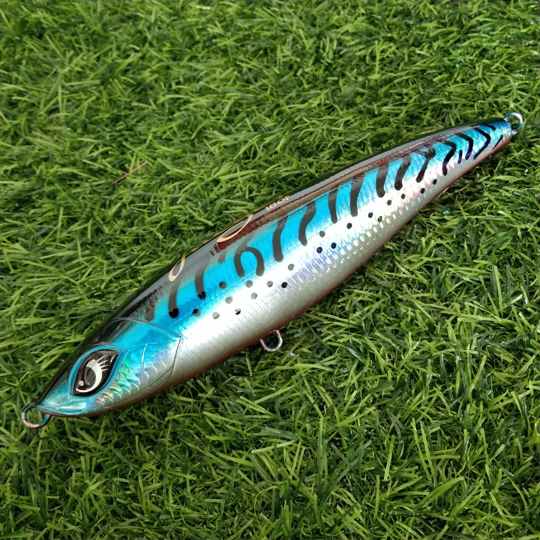 Noeby, 1 unidad, 18cm, 76g, señuelo de pesca, cebo tipo lápiz flotante, Stickbait, Asturias Wobbler, señuelos Topwater para lubina - imagen 2