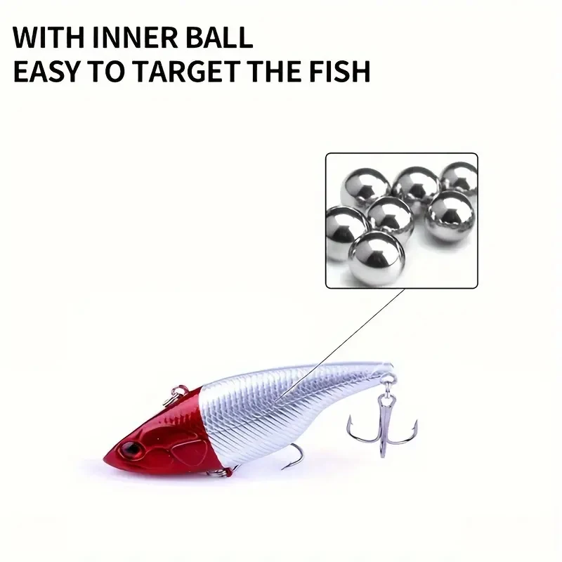 Señuelos Wobbler vibratorios profesionales para pesca en hielo - imagen 4