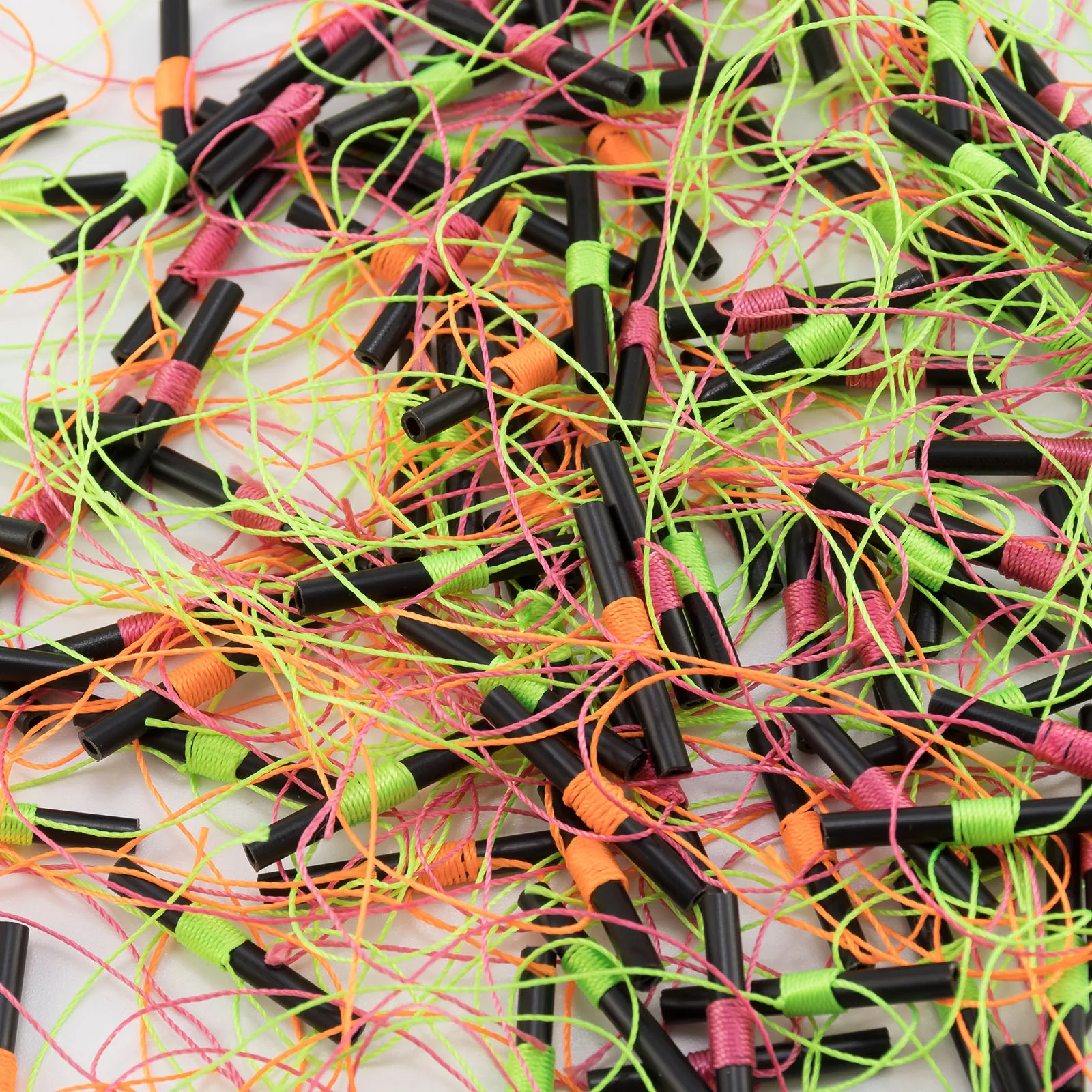 100 Uds Bobber Stop Slip Bobber Stop Knot flotador de pesca tapón Bobber con cuentas de pesca para líder de sedal de agua salada - imagen 5