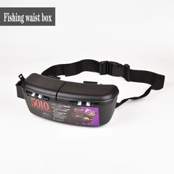 Caja de Señuelos de Pesca, riñonera con cinturón ajustable, caja organizadora de aparejos de pesca, caja de pesca, Kit de almacenamiento de aparejos de pesca