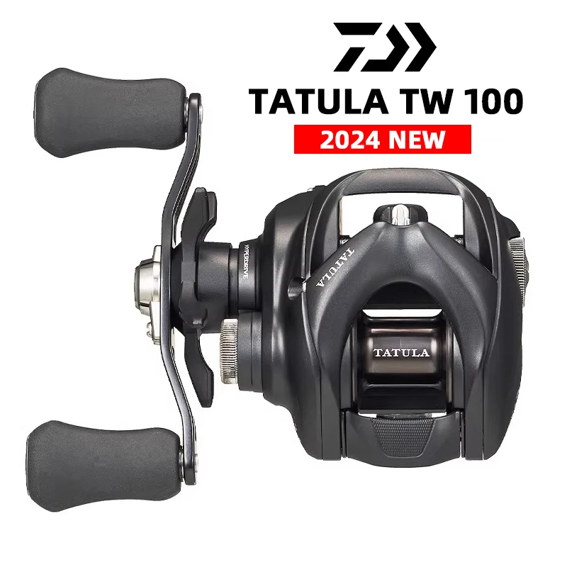 DAIWA TATULA TW100 – Carrete baitcast 7+1 rodamientos, arrastre 5KG